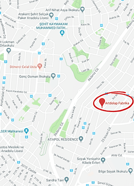 fabrika map min - Mağazalar