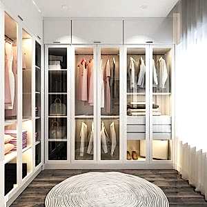 Camlı Giyinme Dolabı 300x300 - Giyinme Odası