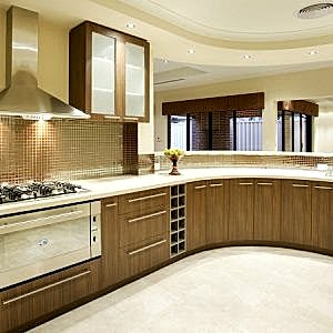 Oval Ahşap Mutfak Dolabı ve Mobilyası 300x300 - Mutfak Dolapları